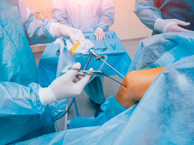 Picture of a surgical procedure